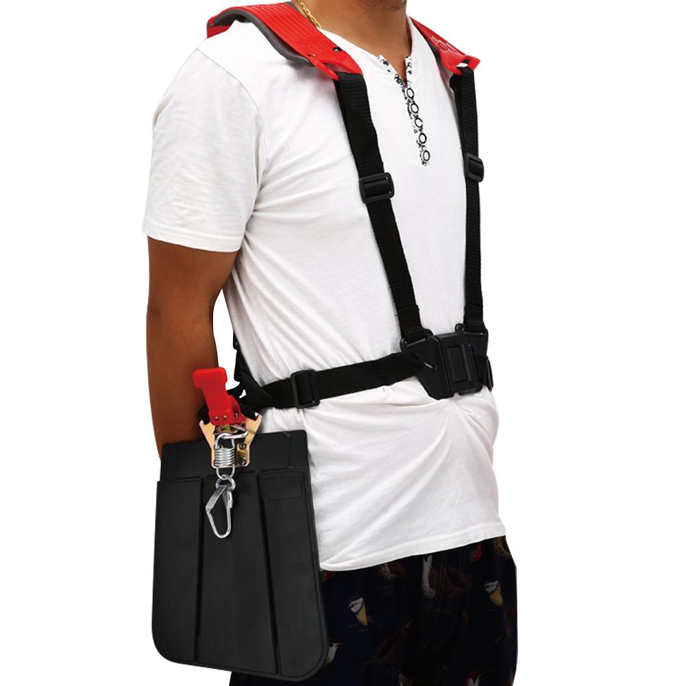 Strimmer Dubbele Schouder Harness Strap Quick Release Gewatteerde Strimmer Bosmaaier Riem Voor Bosmaaier Trimmer Tuin Snoeischaar