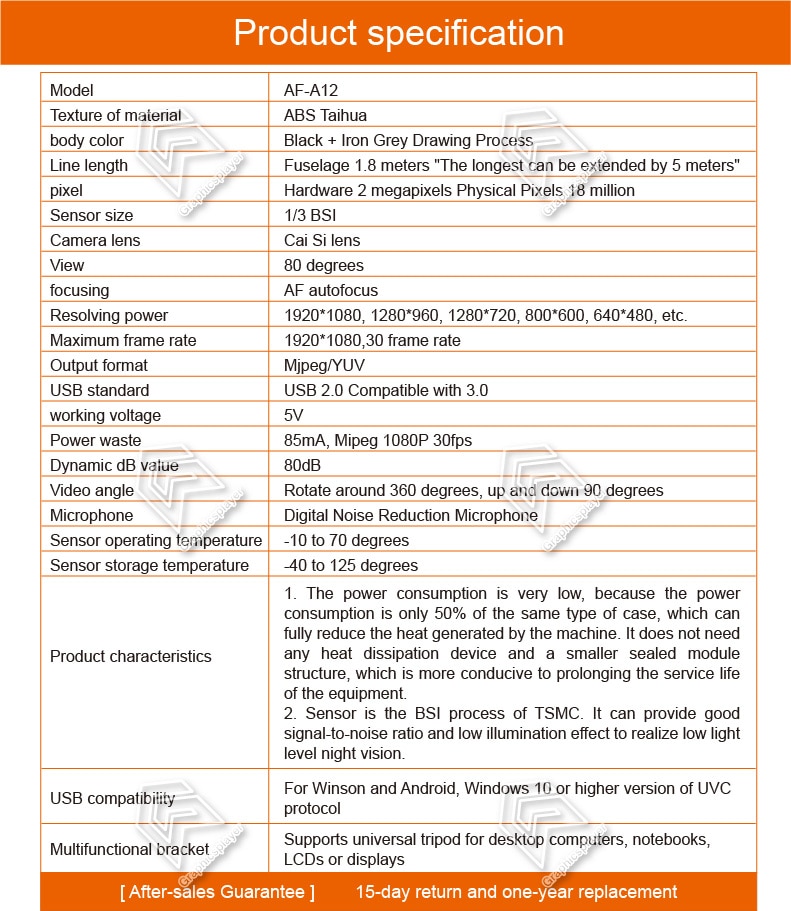 Auto focus Webcam 1080P, 1920 x 1080p HDWeb Camera with Built-in HD Microphone USB Plug