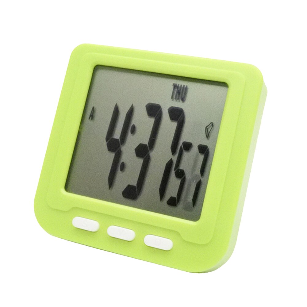 Multifunctional Digital Timer Loud Sound Magnetic Electronic Alarm Clock Kitchen Cooking Baking Sports Games Timer: Green