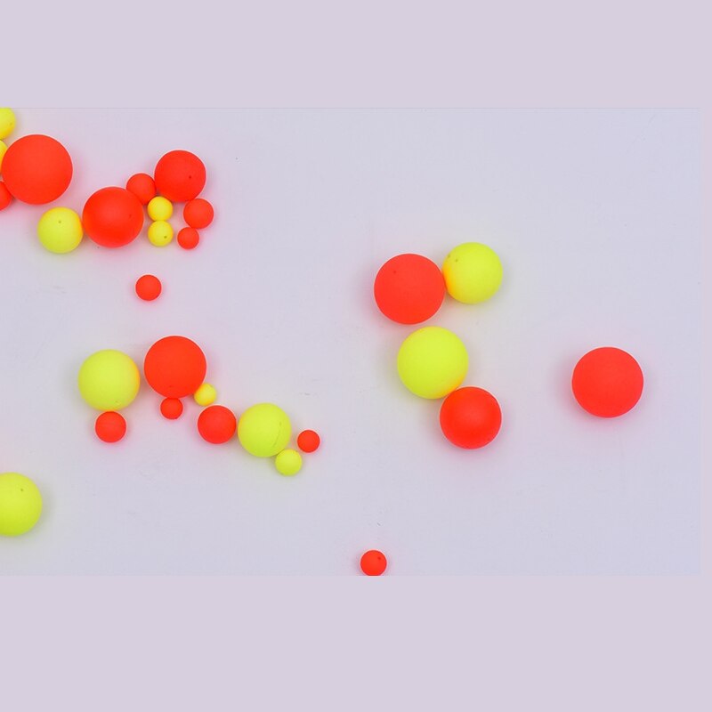 1pack EPS Hard Foam Fishing Float Diameter 6.5mm-27mm Bobber Buoyancy Ball Float Fish Float Outdoor Floating Fishing Tackle