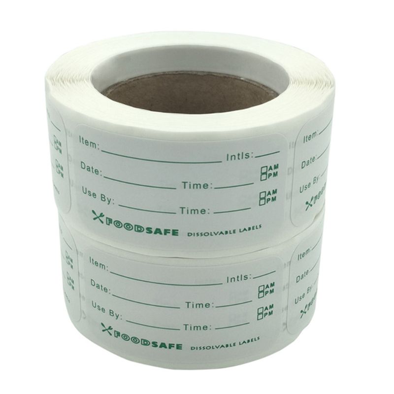 250pcs/roll Kitchen Food Storage Labels Refrigerator Freezer Adhesive Sticker Home Restaurant Use