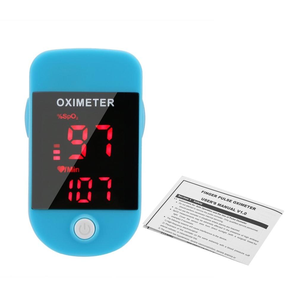 Oksymeter fingerklips digital fingerklips pulsoksymeter blodoksygenfinger bærbart måler helseoksymeter