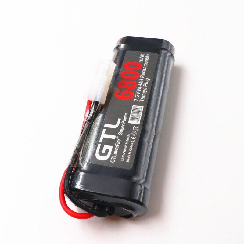7.2V Battery 6800mah NiMH Batteries Pack For RC Car Truck Buggy Boat Tank Ni-Mh Baterias gray supper power