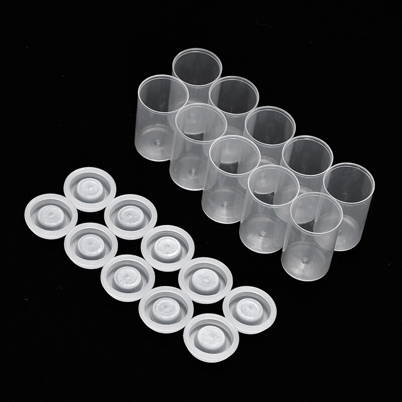 20/30Pcs Plastic Empty Black/White Bottle 35mm Film Cans Canisters Con - Foto 6