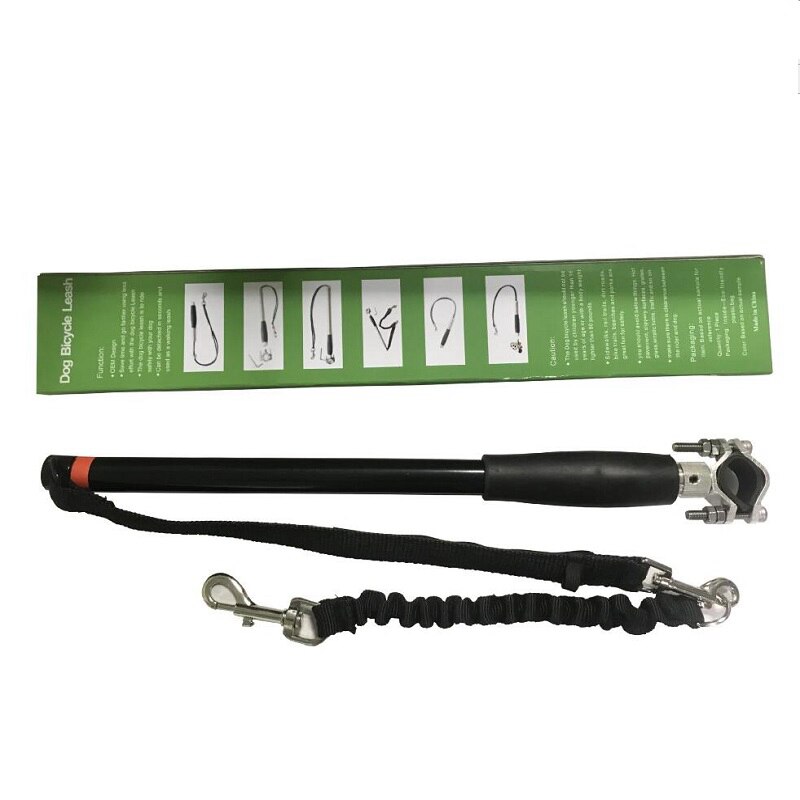 Dog Bicycle Bike Exerciser Leash Attachment Distance Keeper Hands Free Lead Pets Leash Elastic Dog Bicycle Traction Belt Rope