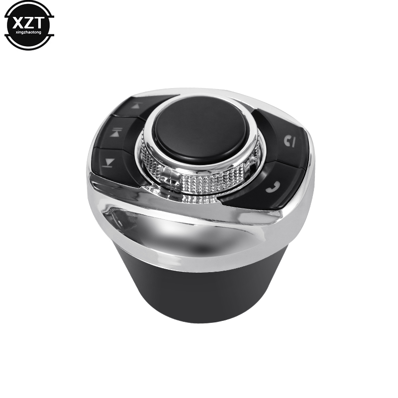 Pulsante di controllo del volante Wireless per auto universale per Android Autoradio 8 funzioni chiave a forma di tazza con luce a LED