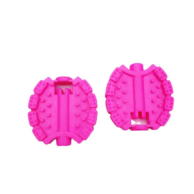 Replacement Pedals For Kids Bicycle Tricycle Baby Pedal Spare Bike Accessories Tricycle Bike Pedal Durable Plastic Accessories: Pink
