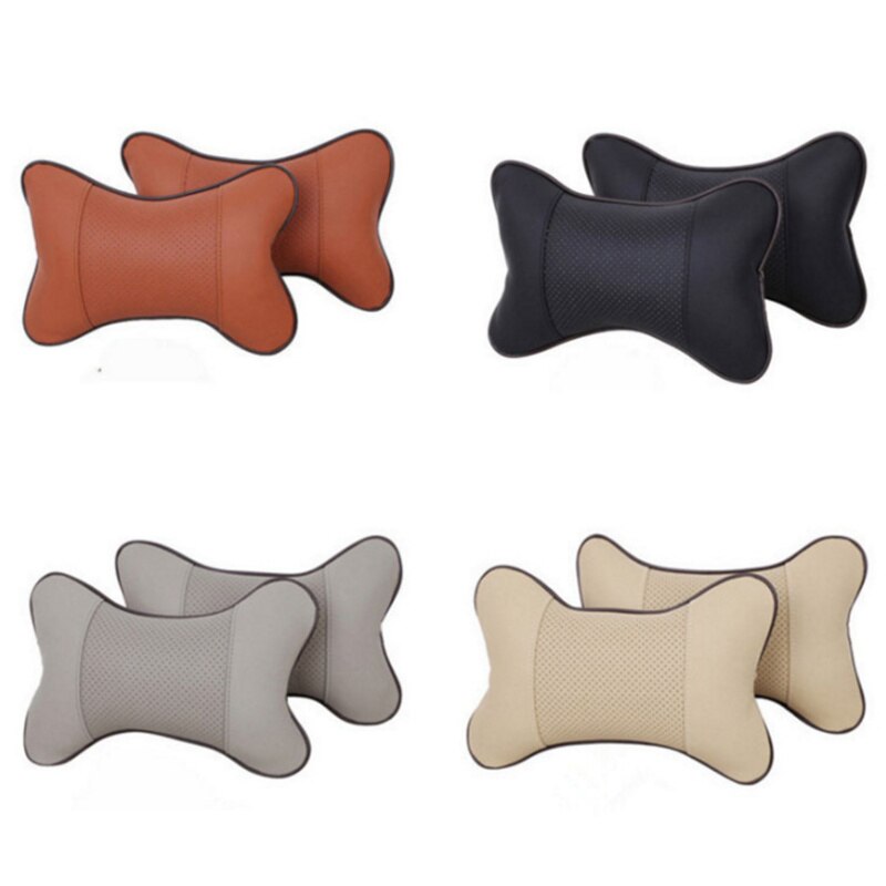 2PC asiento de coche cojín reposacabezas para Cabeza y Cuello reposacabezas almohada para Volvo S40 S60 S80 S90 V40 V60 V70 V90 XC60 XC70 XC90