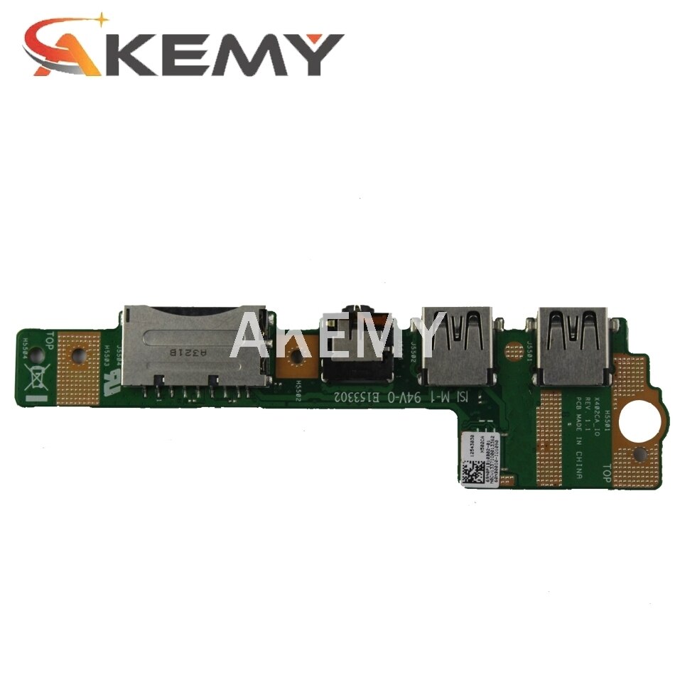 Oryginał dla AUSU X402C X502C X402ca X502C X502ca F502C X402ca płyta IO płyta USB płyta audio 60NB00Z0-IO2020 działa