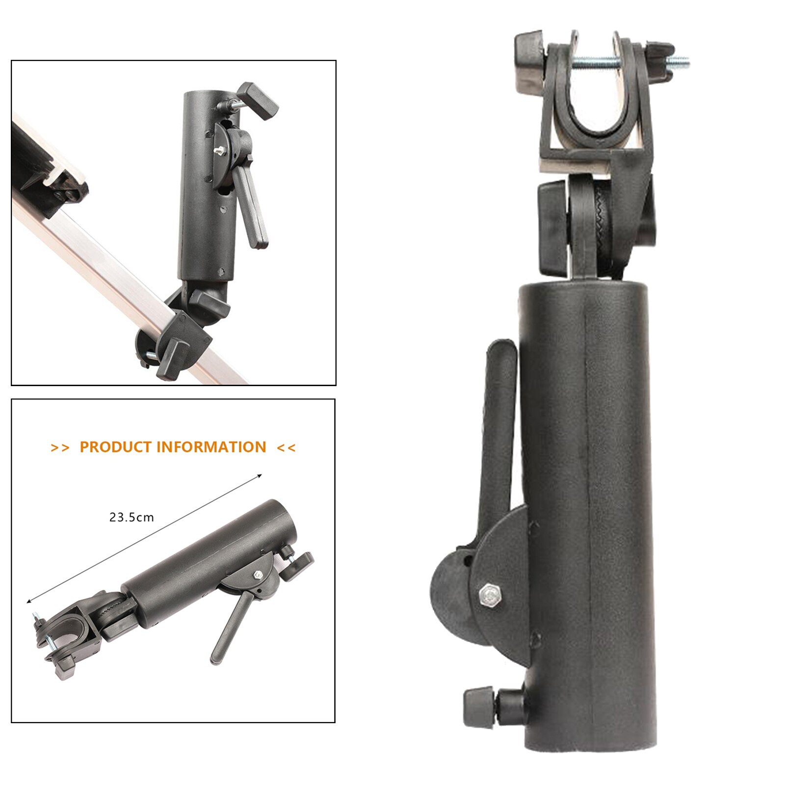 Golf Trolley Cart Accessories Adjustable Umbrella Holder Stand