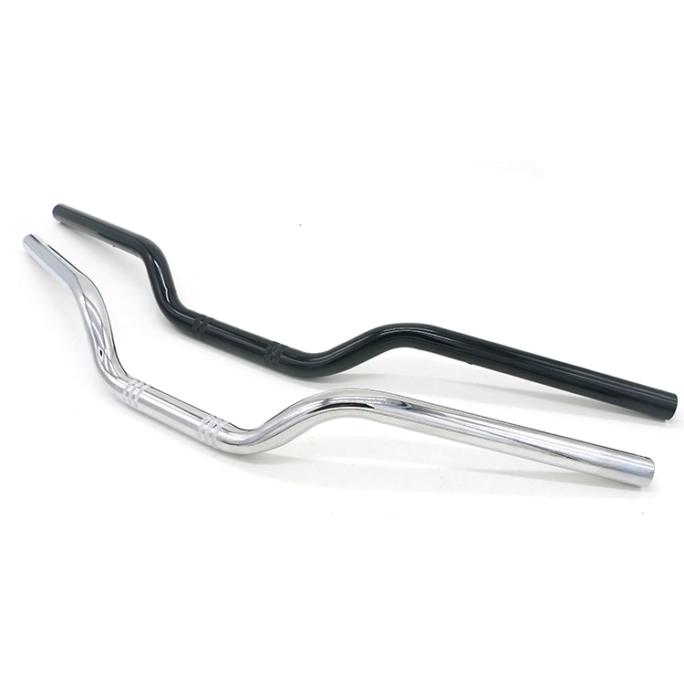 Chrome 1" 25mm Handlebars Drag Bar For Harley Sportster 1200 883 Fatboy FLHR FLTR Kawasaki Vulcan Suzuki Boulevard C50