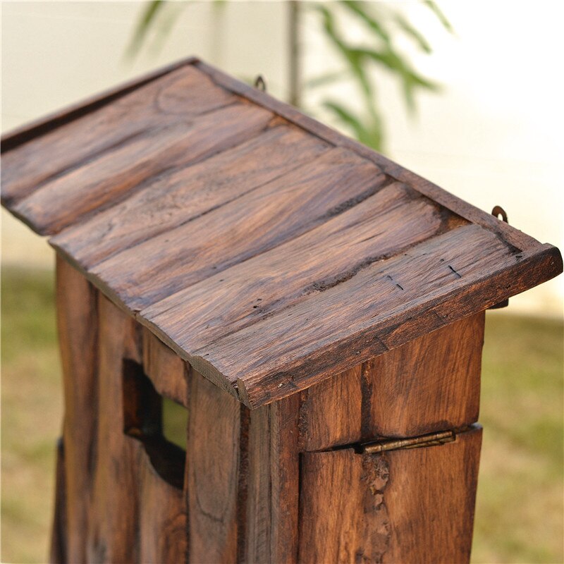 35X38X17CM Wooden Outdoor Mailbox Wall Mounted Newspaper Letterbox Waterproof Post Box Home Company Garden Decor