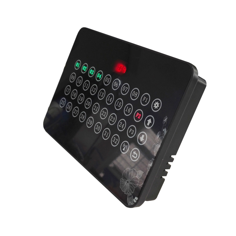 Black White Color 433.92mhz Wireless Display Host Receiver Touch Screen Show 32 Calling Number For Restaurant Equipment K-32A