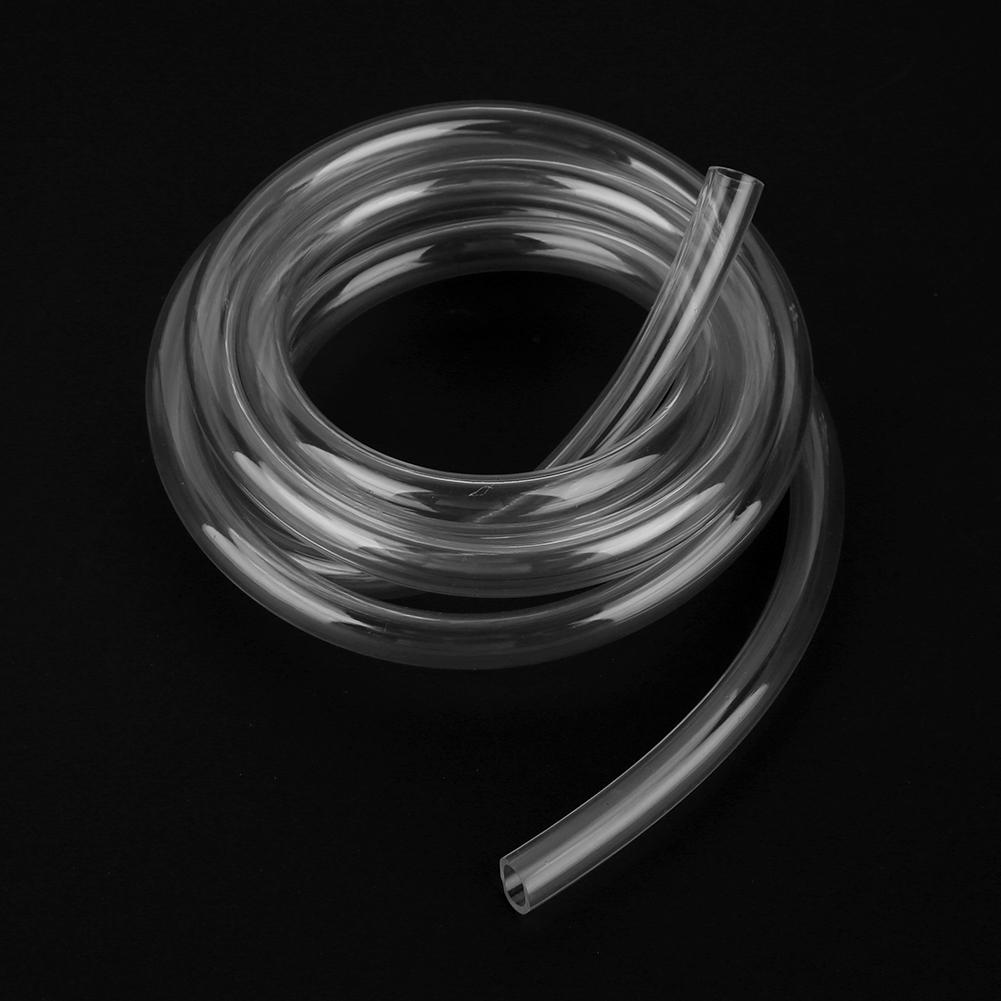 2m/6.56ft 9.5x12.7mm Transparent Clear Soft PVC Pipe Tube for Computer PC Water Cooling System