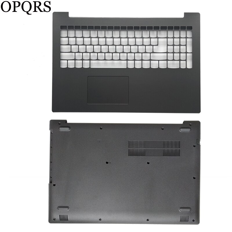 para LENOVO IdeaPad 320-15 320-15ikb 320-15ABR 330-15IKB 520-15ISK 5000-15 cubierta reposamanos/cubierta de Carcasa inferior para portátil: black C and D shell