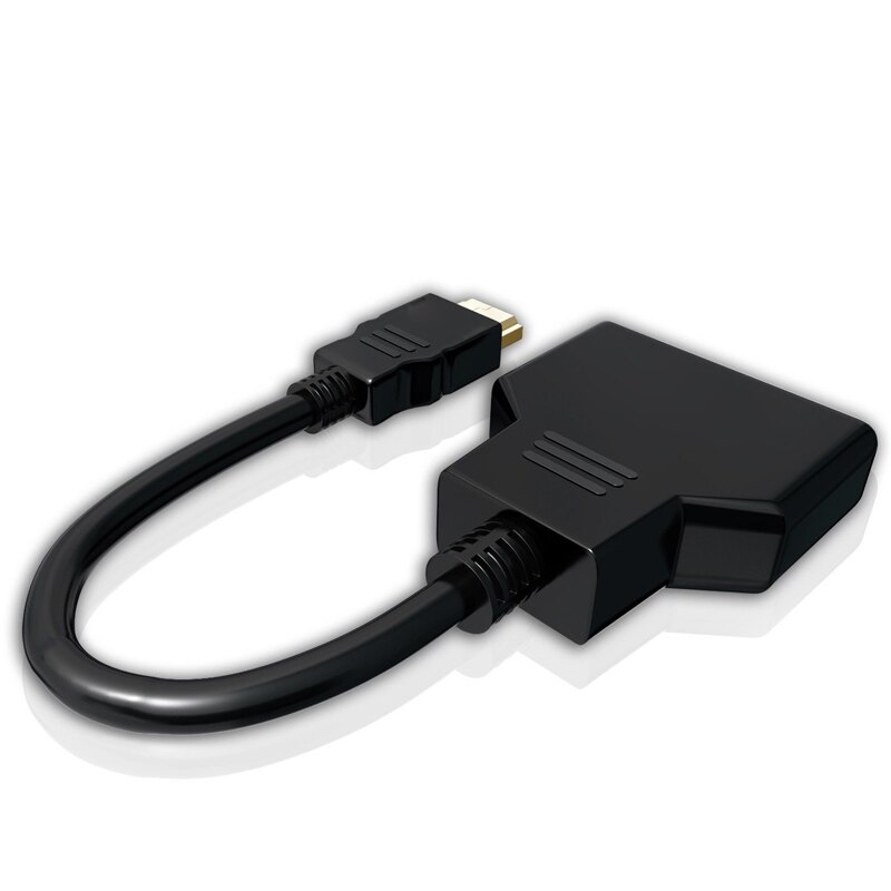 4 K HDMI 2.0 Kabel Splitter Adapter Converter 1 In 2 Out HDMI Male naar 2 HDMI UHD