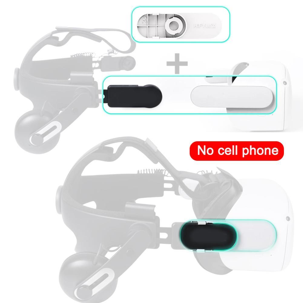 Headset-adapter für oculus quest 2, headset-adapter, vr-kopfband-anschlussset, vr-brillen-zubehör