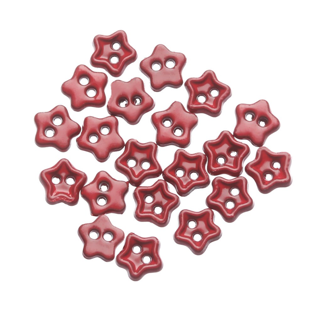 20 stk 4mm slikfarve håndlavet dukketøj spænder gør det selv dukketøj mini tegneserieknapper metalspænder til 1/6 dukketøj: 8