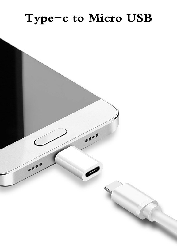 Conector hembra tipo C a Micro USB 2,0 macho adaptador USB 3,1 de datos convertidor alta velocidad Android certificado accesorios de teléfono móvil