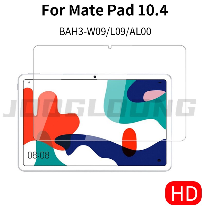 Tempered Glass For Huawei MatePad Pro 10.8 10.4 Inch Protective Glass For Mate Pad M6 8.4 V6 T10 T10S 10 Tablet Screen Portector: MATE Pad 10.4 HD