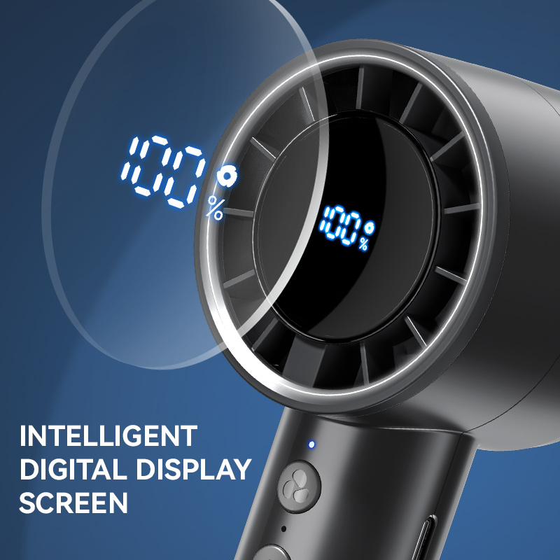 Xiaomi mini Klimatyzator Lodowy Przenośny Akumulatorowy Wentylator z Wyświetlaczem doprowadziło 5 Prędkości Super Chłodzący turbosprężarka Wentylator Podróżny