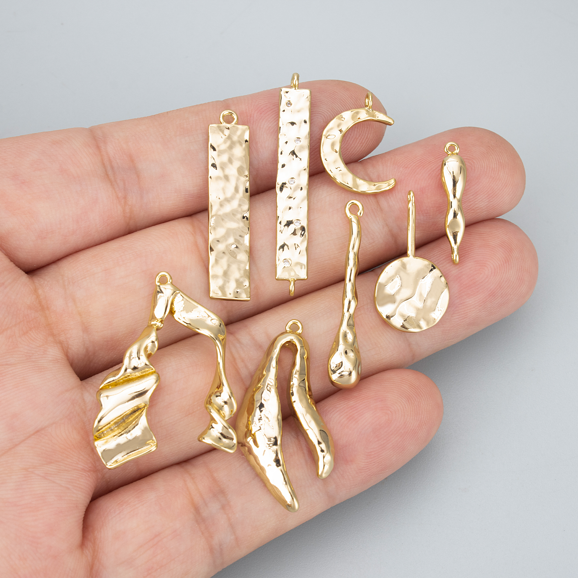 GUFEATHER MD69,jewelry accessories,18k gold rhodium plated,copper,nickel free,jewelry making,charms,diy pendants,6pcs/lot