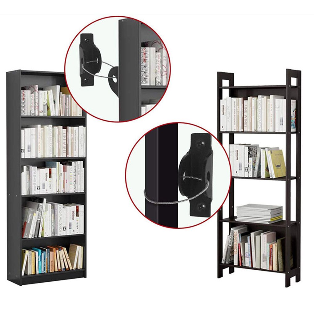 Correa de seguridad anticaída para muebles, juego de 6 correas de protección para pared, armario, estantería, para bebés y niños