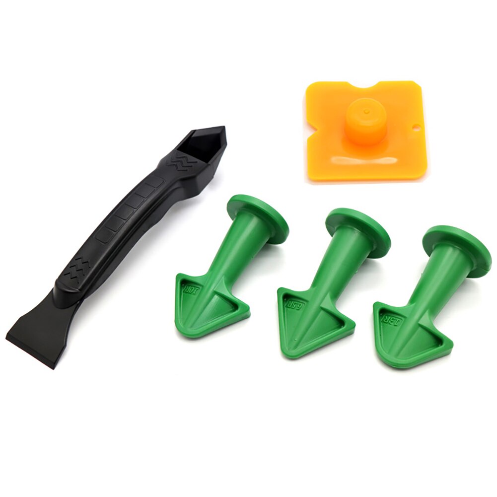 13 Uds espátula, pala para pegamento, removedor de calafateo, sellador, raspador suave, Kit de lechada, boquilla, herramienta de limpieza de azulejos, suciedad