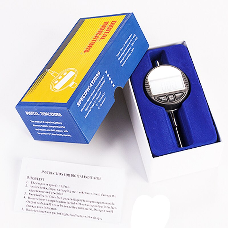 digital indicator 0-12.7mm digital dial indicator 0-25.4mm /0.01 electronic indicator digital dial gauge