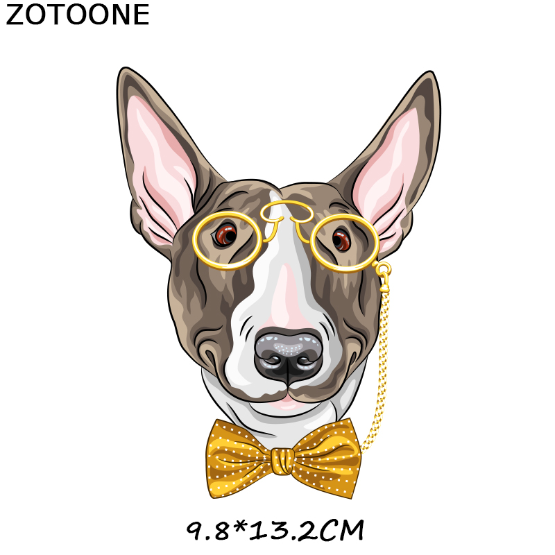 Zotoone Ijzer Op Patches Voor Kids Kleding Diy T-shirt Applique Warmteoverdracht Vinyl Leuke Dier Alfabet Patch Stickers G: ZT1727