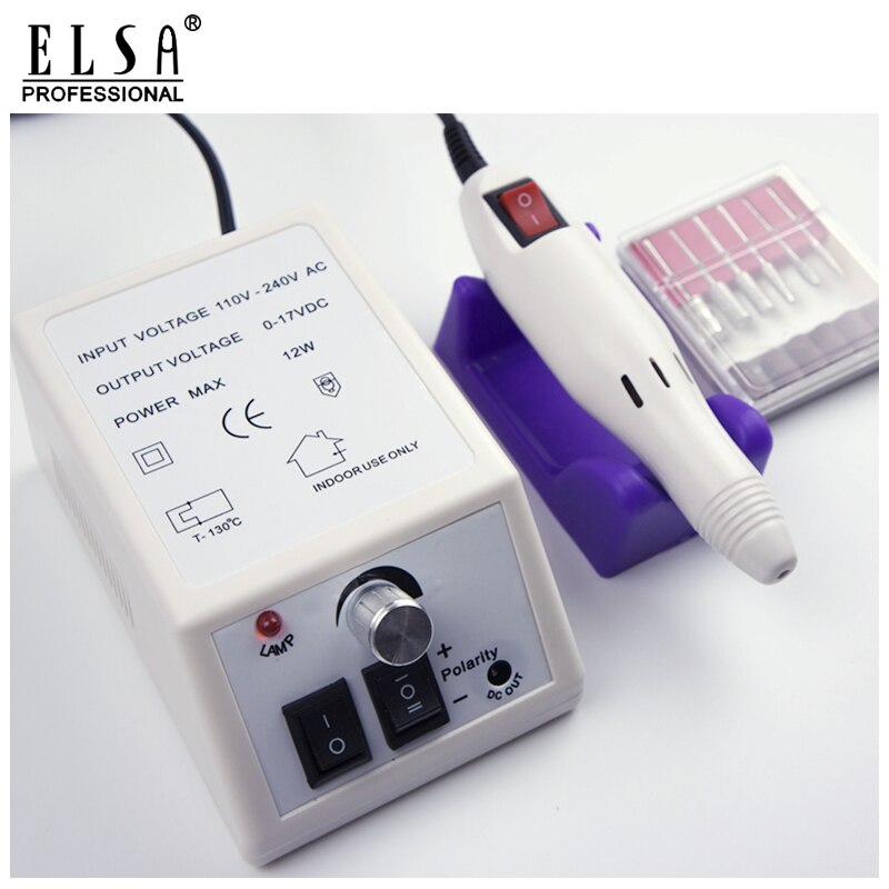 Profesjonalny elektryczny pilnik robić paznokci zestaw maszyn maszyna robić manicure paznokci ołówek robić makijażu Pedicure pilnik robić paznokci zestaw narzędzi robić paznokci tokarka robić paznokci: biały