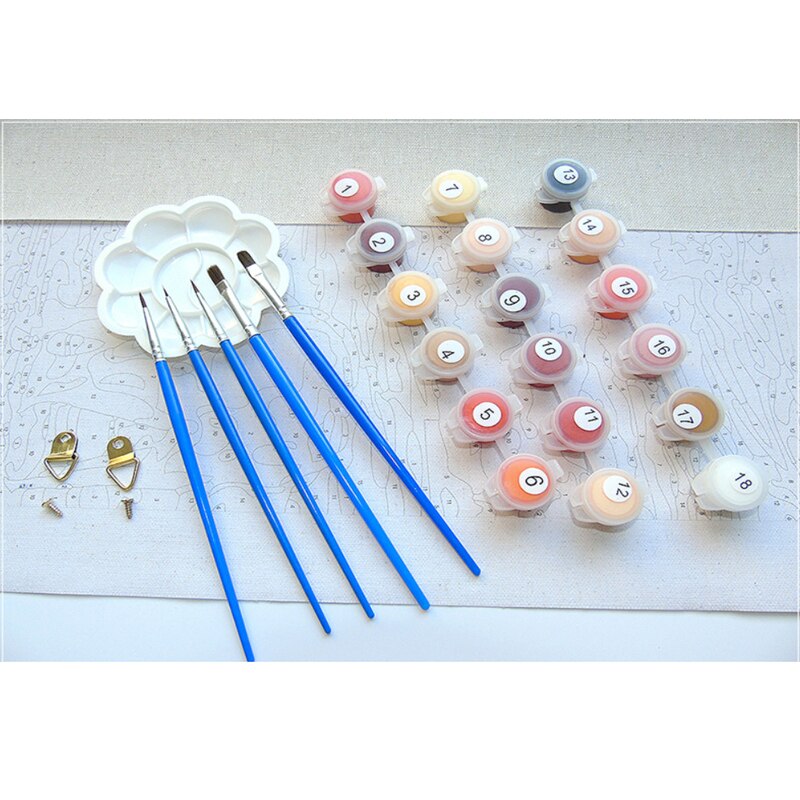 Home decor flying eagle animal painting diy oil painting by numbers kit diy canvas painting unique for adults and children