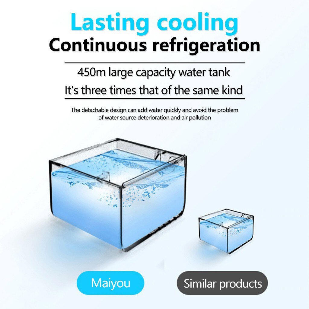 Mini Portable Air Conditioner Home Air Conditioning Portable Water Cooling Fan Mini Home Usb Charging Cooler Fan #z