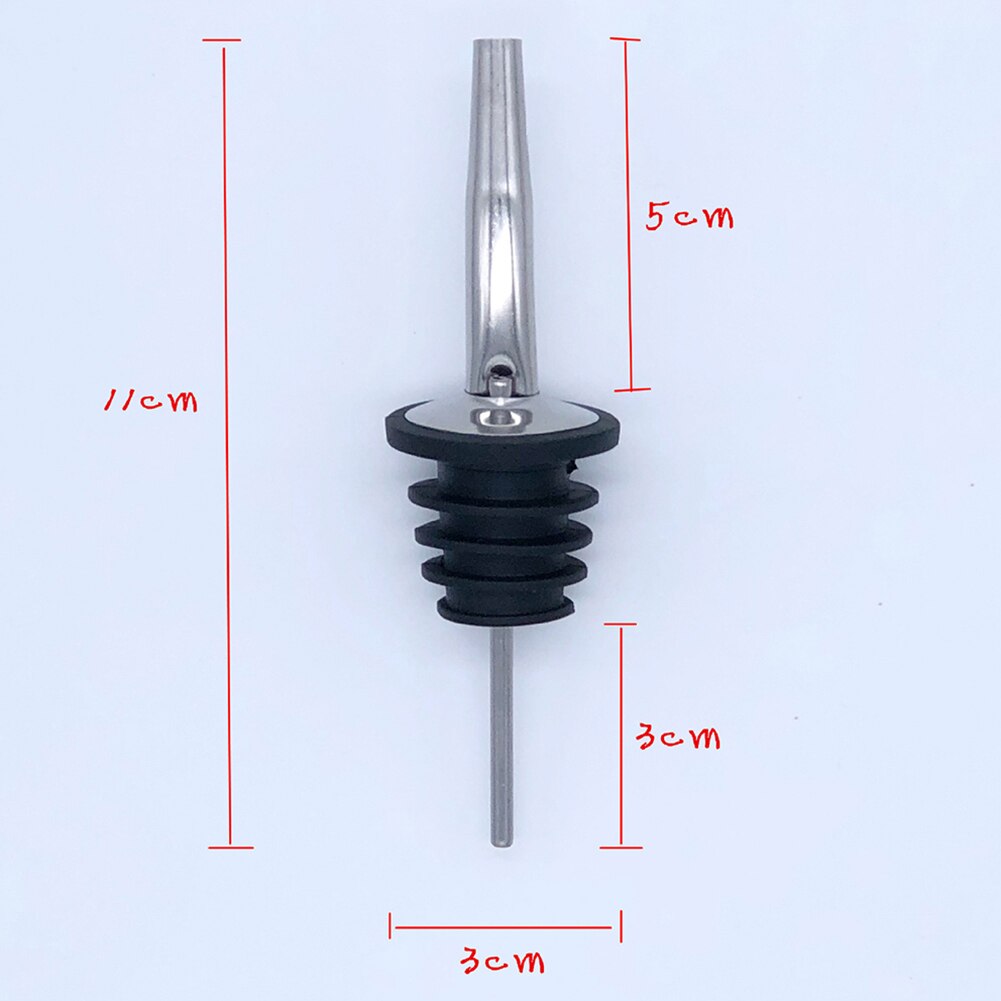 12 Pcs Stainless Steel Classic Wine Liquor Bottle Speed Pourers with Tapered Spout Flow Wine Bottle Pour Spout Stopper Barware