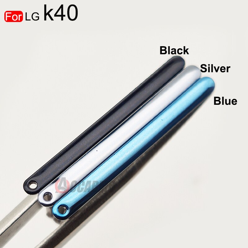 Aocarmo ersatzteil für lg  k40 / k12 plus  k12+  sim- und sd-kartenleserhalterung, steckplatz  x420em