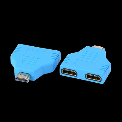 1080p 1 in 2 hdmi-splitter mannelijk mannelijk  to 2 vrouwelijk hoofdadapter hdmi mannelijk naar vrouwelijk