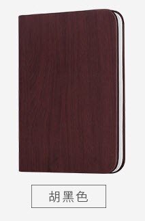 Led Licht Houten Boek Lamp Kraftpapier Boek Lamp Usb Charger Night Lamp Opvouwbare Boek Stijl Lamp Goed Voor verzenden: Bruin