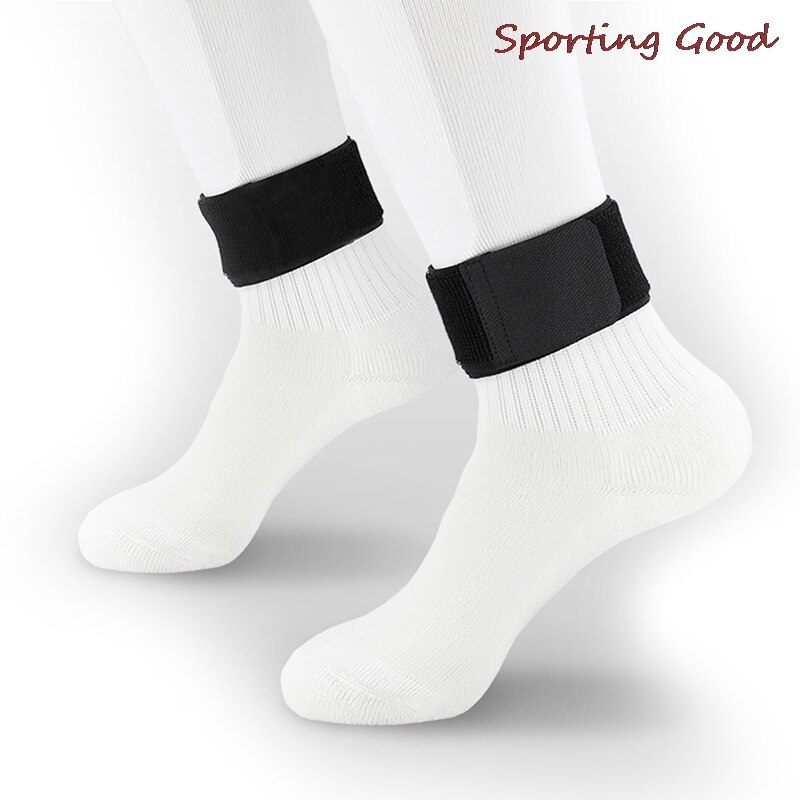 Schienbein Pads 1 Paar FußBall Schienbein Schutz Bleiben Feste Bandage Band Verhindern aus Einstellbar Elastische Sport Bandage Sport Befestigung gürtel