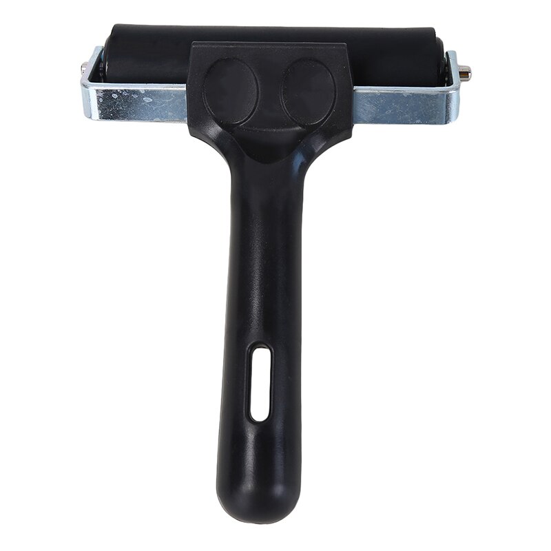 Black Rubber Roller Brush Rubber Roller DIY Craft Tools Painting Brushing Tools School Office Supplies