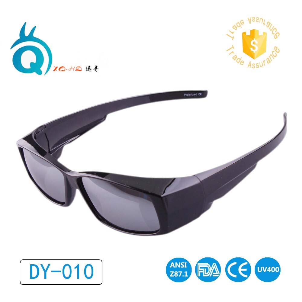 UV400 fit over sun glasses for men Polarized fishing glasses unisex cover sunglasses myopia glasses women