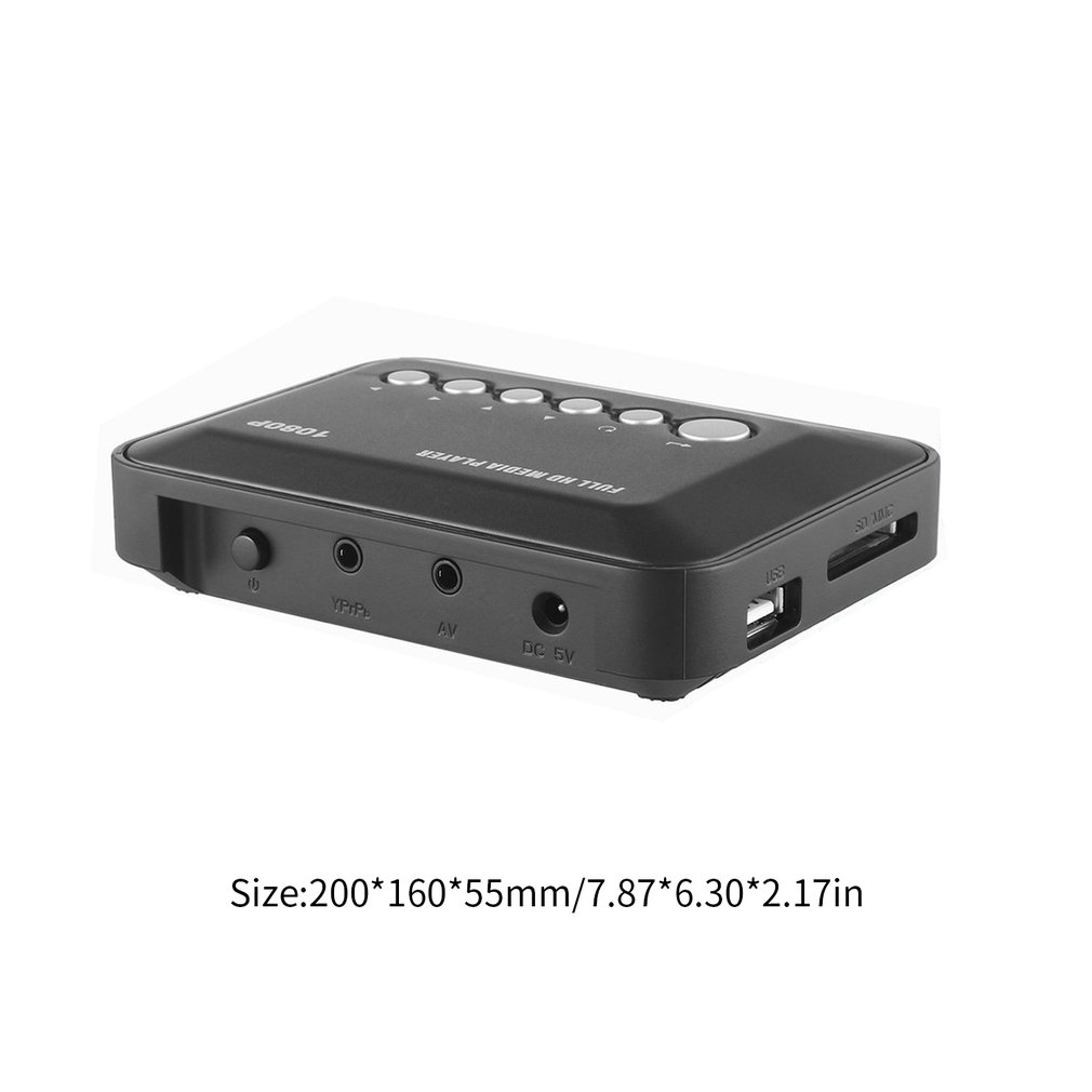 HDMI lecteur de vidéos 1080P TV vidéos SD MMC RMVB MP3 Full HD USB HDMI multi-tv multimédia lecteur de vidéos boîte