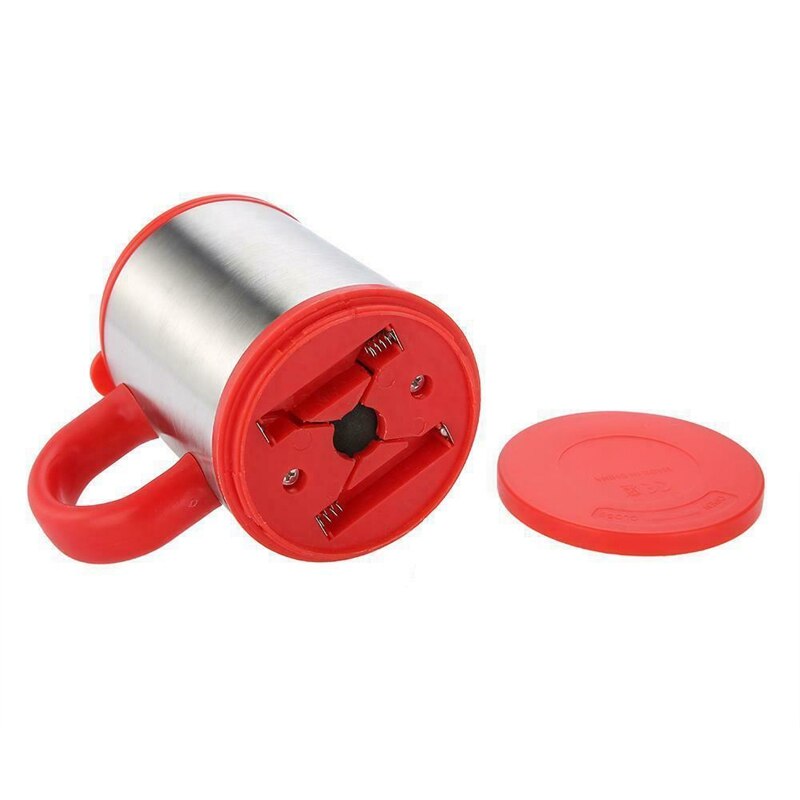 Caneca automática isolada dupla 400ml, agitadora de leite de café, caneca térmica de aço inoxidável, xícara inteligente com isol