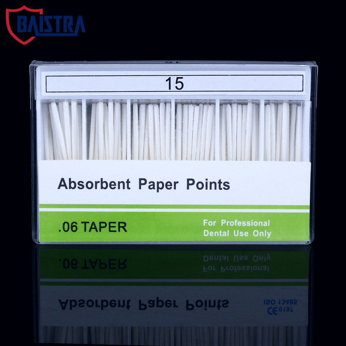 100pcs/Pack Dental Absorbent Paper Points Taper 0.06 Size 15# 20# 25# 30# 35# 40# 15-40#: Size 15