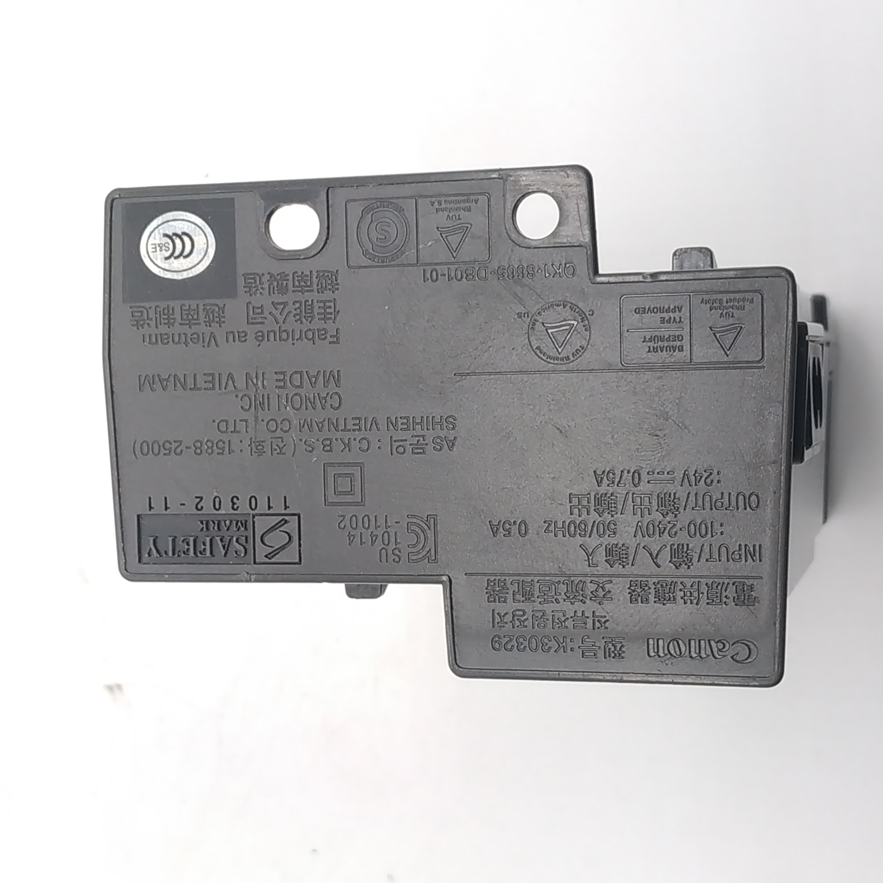 USED Power Supply Adapter k30329 for Canon MG3550 printer part printer accessory
