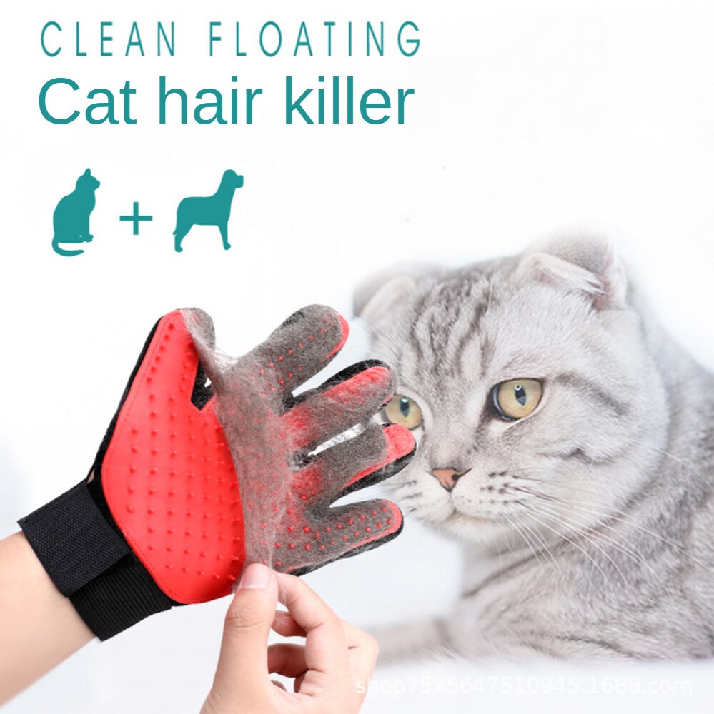 Picture of Cat gloves cat grooming gloves pet hair brush cat ... – Vicedeal