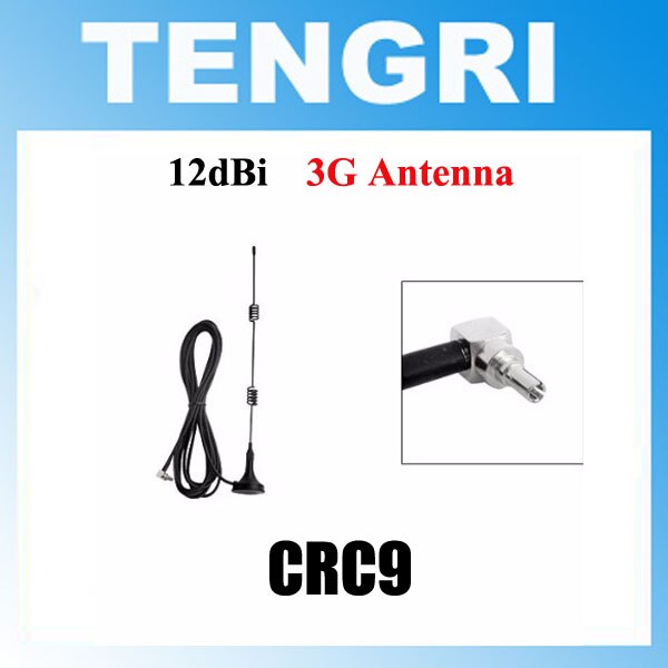 12DBI 3G Externe Antenne Mit Magnetische Basis Für Huawei E355 E367 E3131 E353 E372 Mit CRC9 Stecker