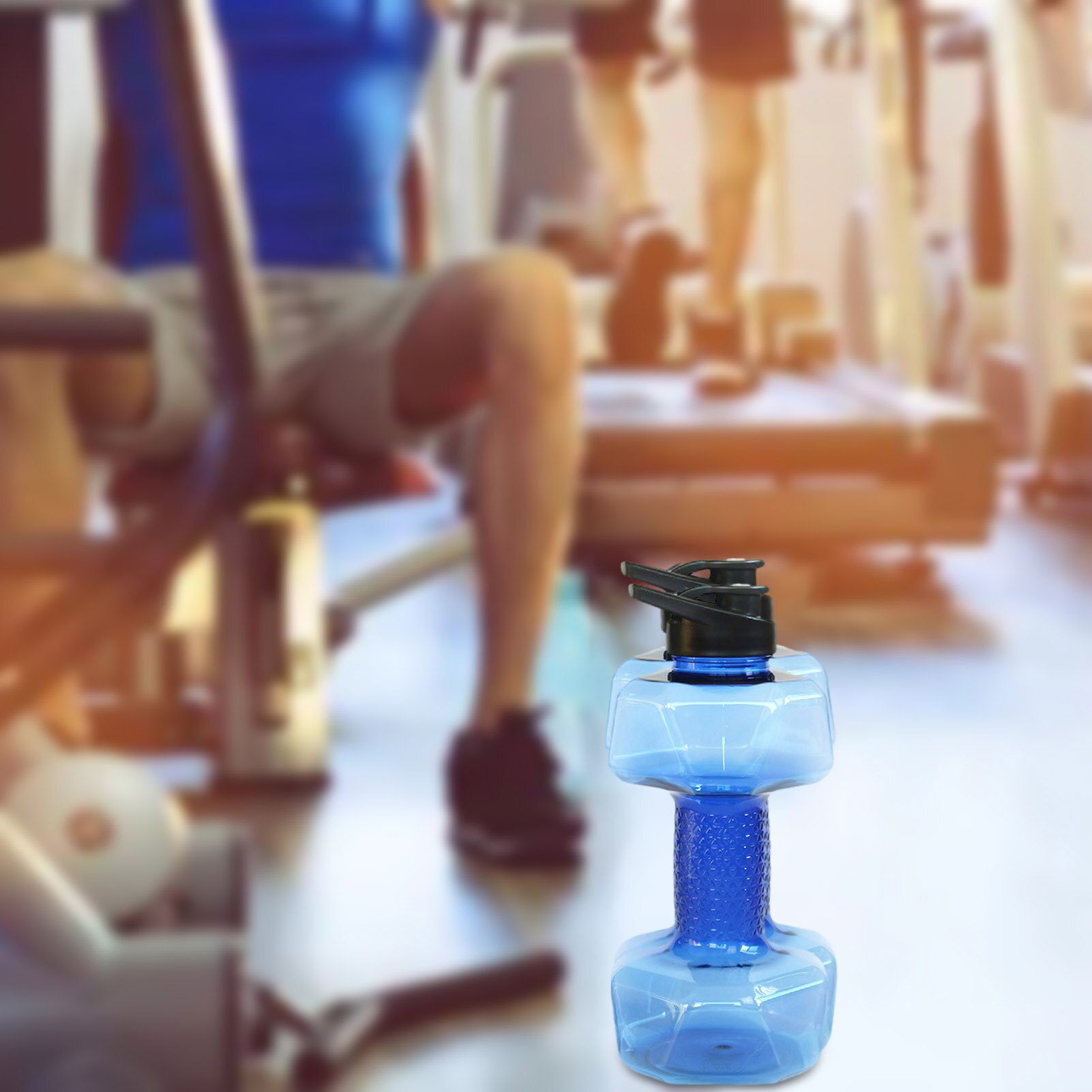 Fitness Halter Vormige Flessen Huisdier Milieuvriendelijke Fitness Water Jug Fitness Oefening Water Jug Perfecte Verjaardag Voor Gym Mannen