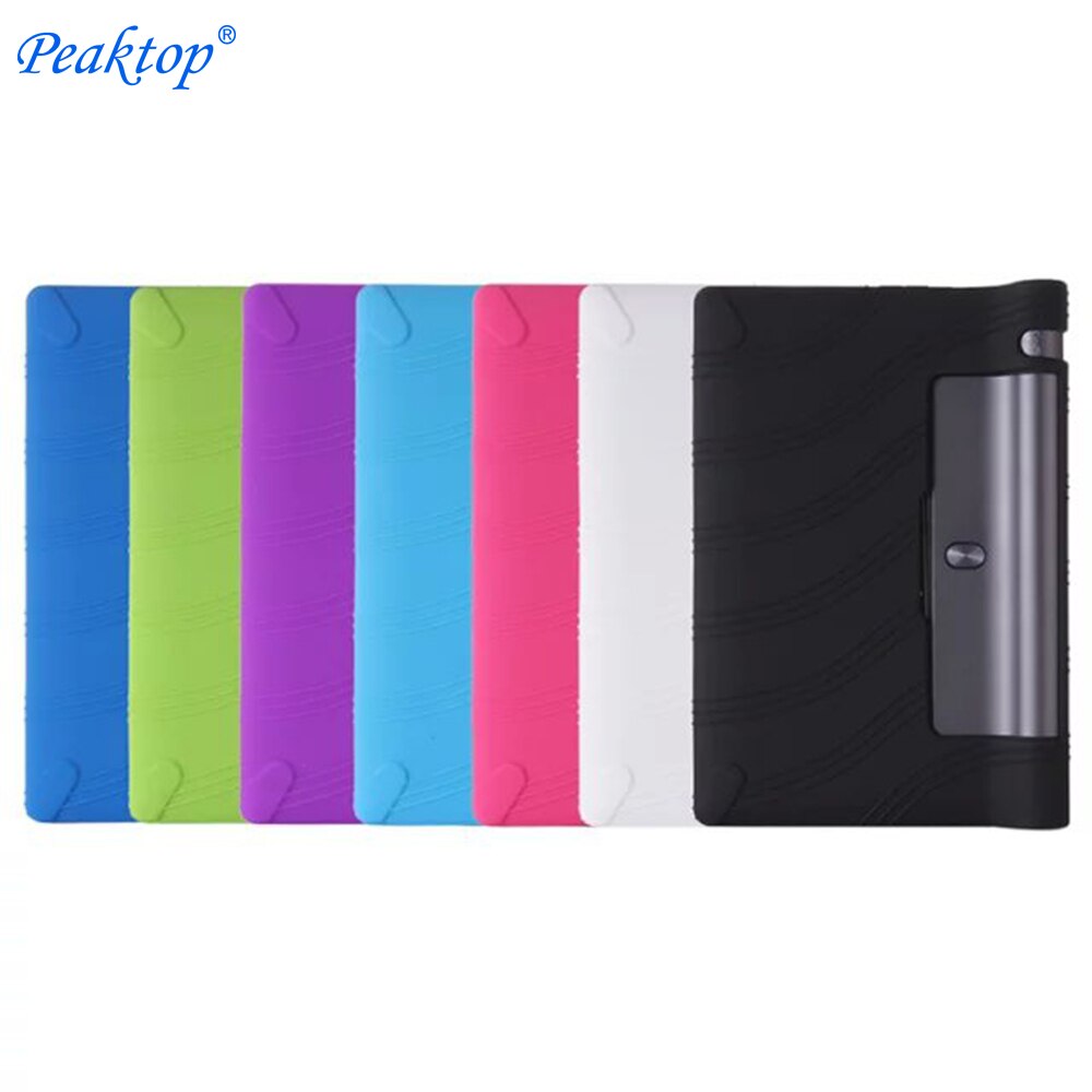 Cubierta trasera de silicona suave TPU para Lenovo Yoga Tab 3 8 y quot 850 YT3-850F YT3-850L YT3-850M Tablet Gel de sílice funda protectora Stylus
