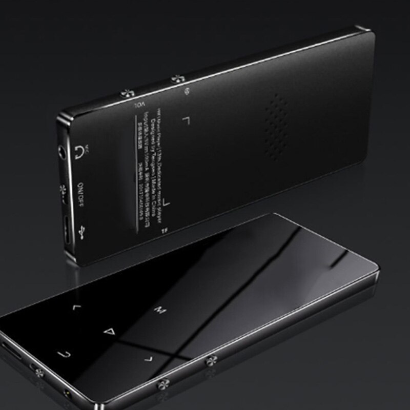 X2 Pantalla de contacto MP3 Bluetooth 1,8 pulgadas Bluetooth reproductor MP3 Pantalla de contacto de Metal Mp4 Player-16G DE MÚSICA