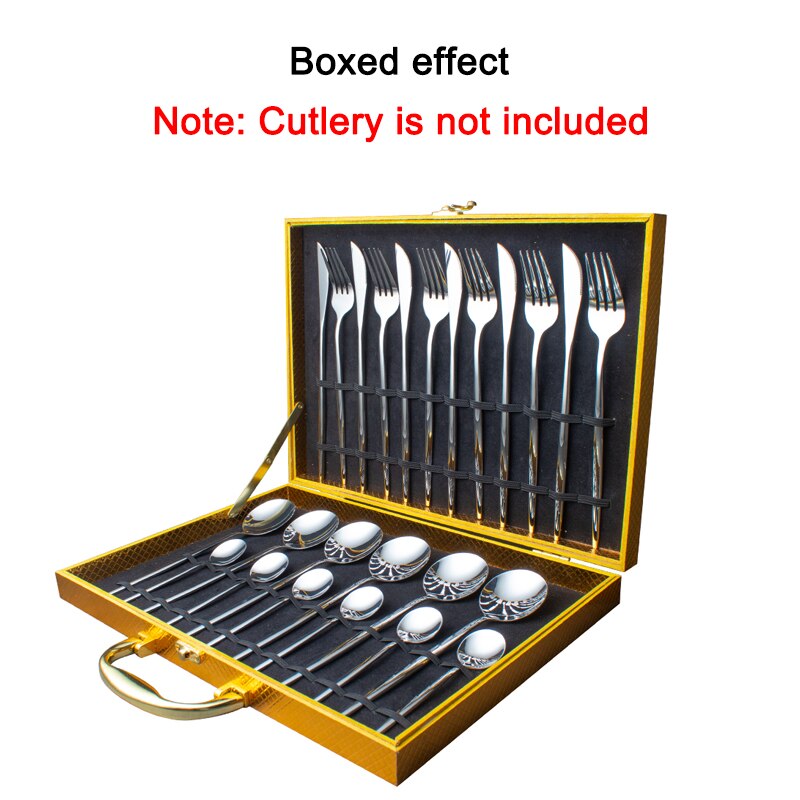 lglesias Home empty wooden box for 24pcs cutlery set